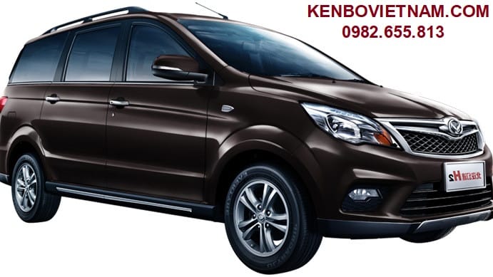 Ngoại thất xe bán tải 7 chỗ màu nâu cà phê