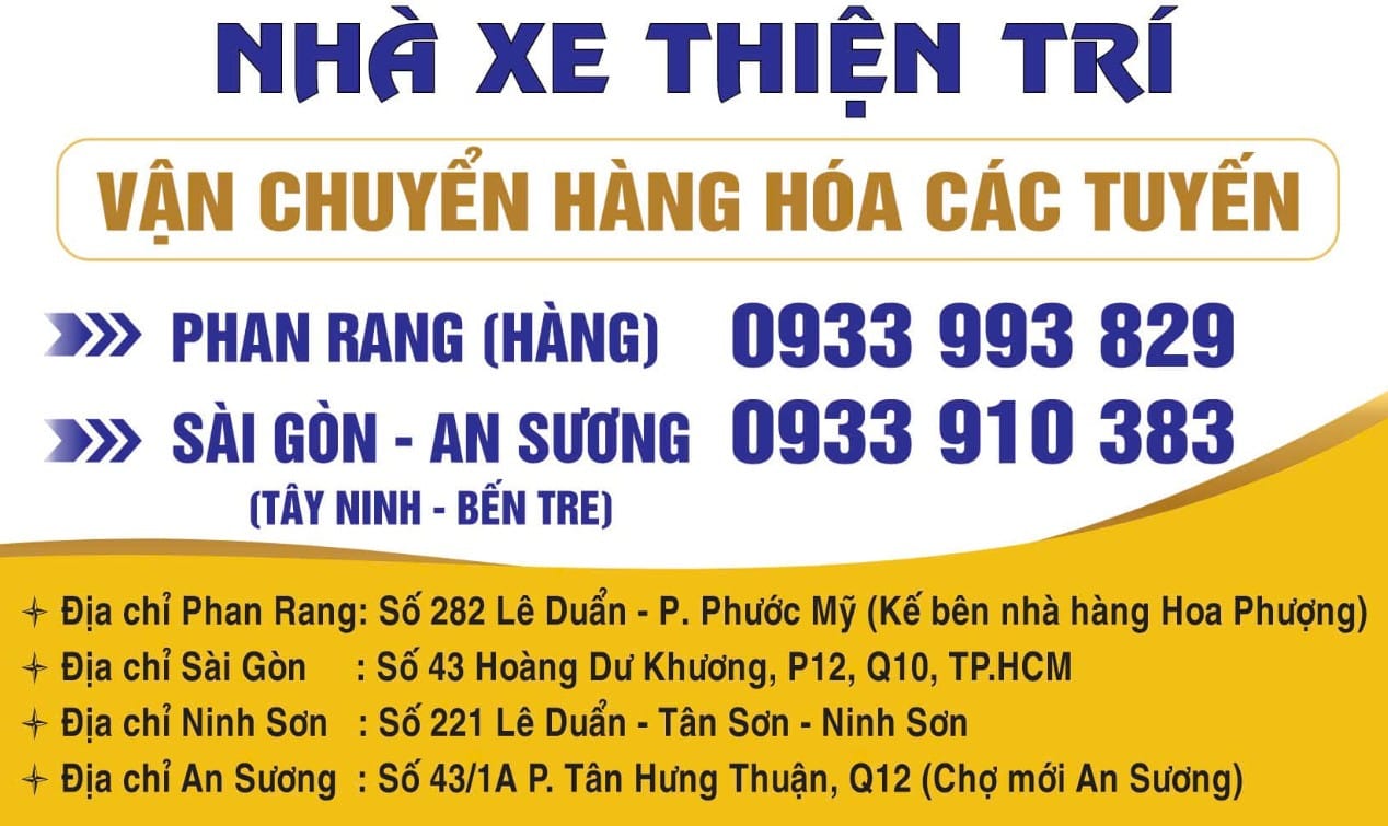 Ngoại thất xe khách Thiện Trí hiện đại
