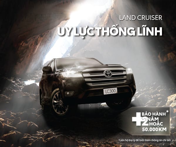 Ngoại thất xe Land Cruiser V8 lịch lãm và mạnh mẽ