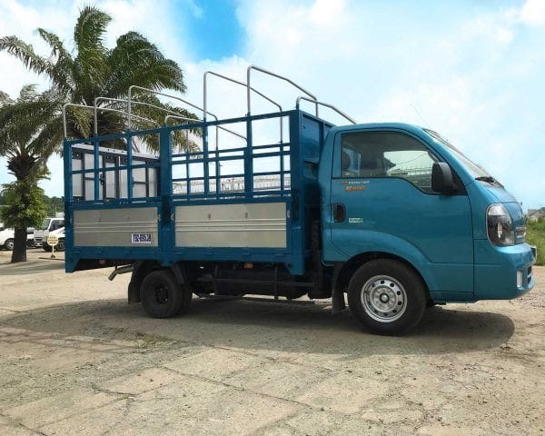 Ngoại thất xe tải Kia K200 với thiết kế cabin Bongo hiện đại