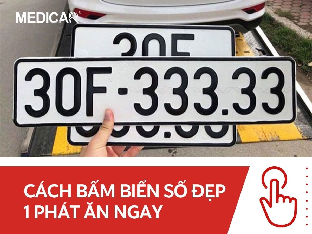 Người đàn ông đang thực hiện thao tác bấm biển số đẹp trên máy tính
