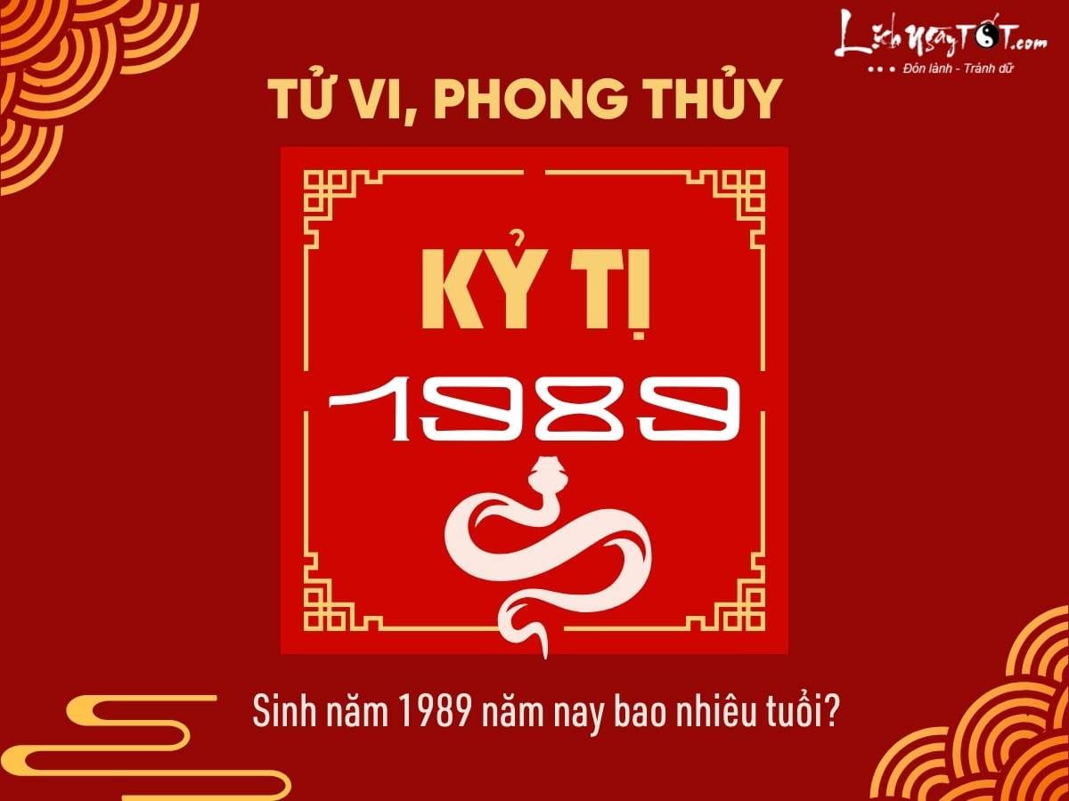 Người sinh năm 1989 bao nhiêu tuổi và vận mệnh Kỷ Tỵ