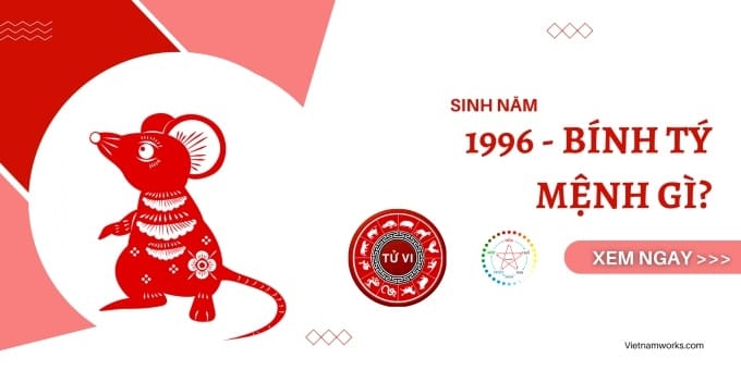 Người sinh năm 1996 tuổi con gì cầm tinh Chuột Bính Tý