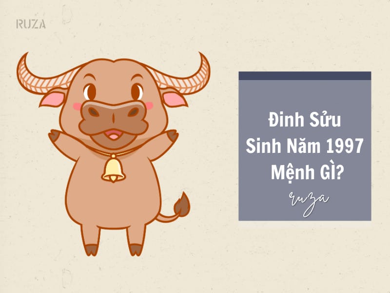 Người sinh năm 1997 mệnh Giản Hạ Thủy