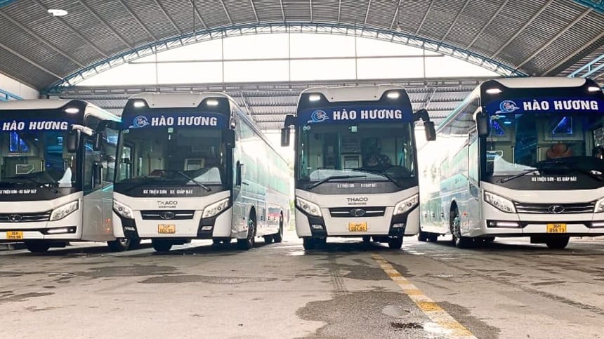Nhà xe Hào Hương được nhiều hành khách ưu tiên lựa chọn