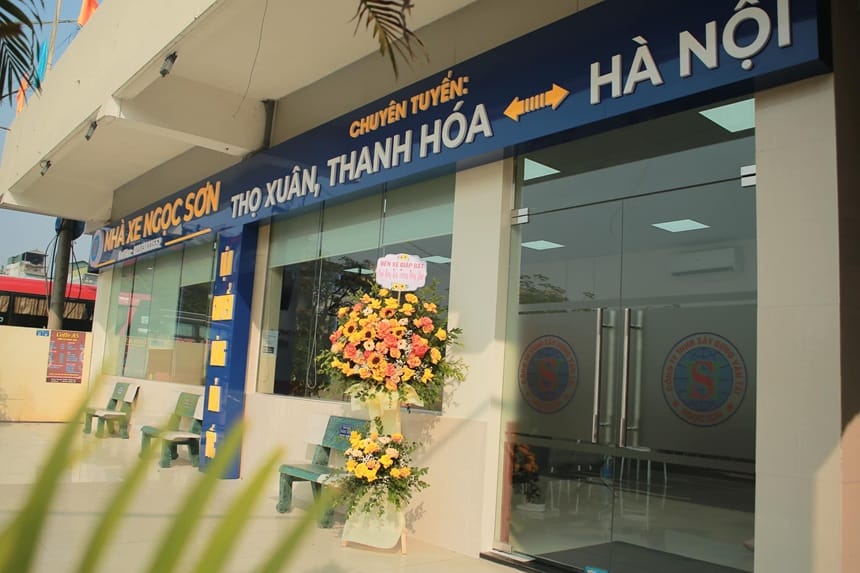 Nhà xe Ngọc Sơn hiện đang khai thác lộ trình Thọ Xuân - Thanh Hóa - Hà Nội