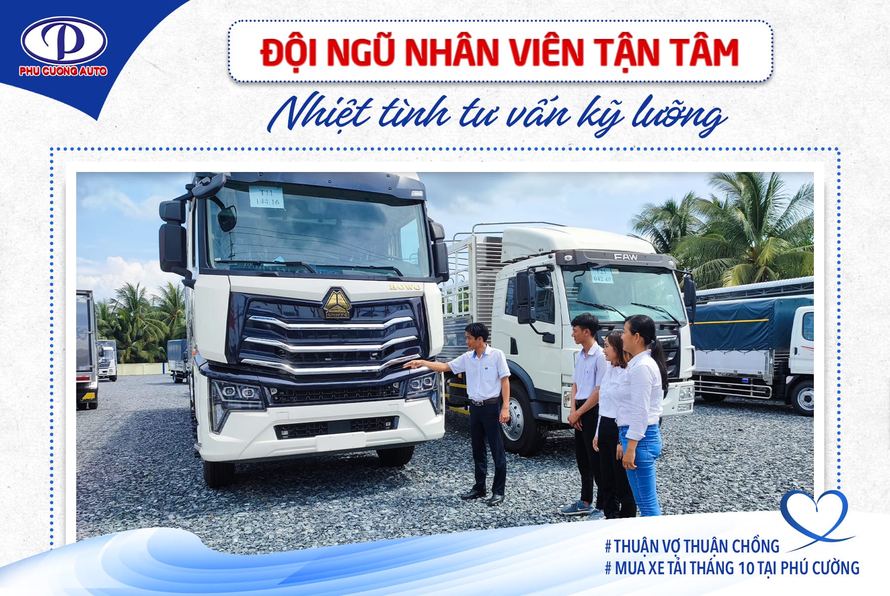 Nhân viên tư vấn mua xe tải mới Sóc Trăng