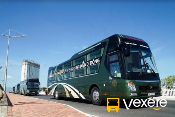 Nội thất hiện đại của xe Cúc Tùng Sài Gòn Phan Rang