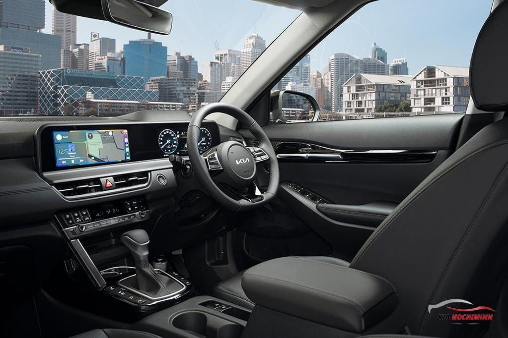 Nội thất Kia Seltos Luxury với thiết kế hiện đại