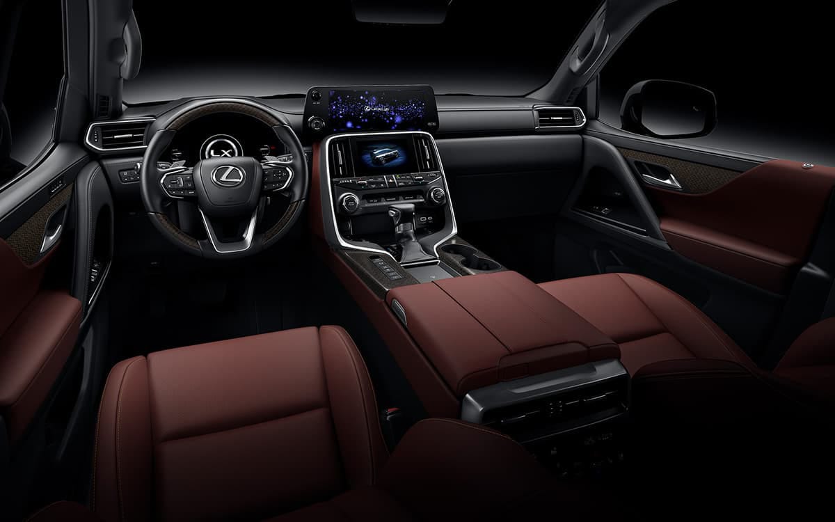 Nội thất Lexus LX 600 - không gian sang trọng của xe 7 chỗ hạng sang