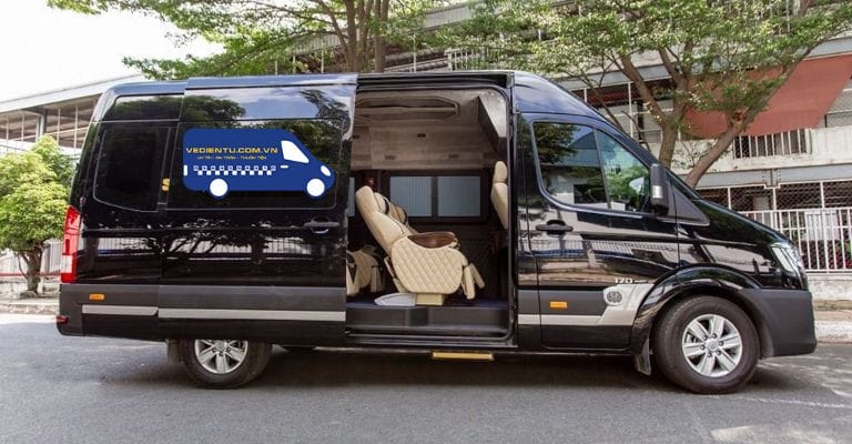 Nội thất tiện nghi của xe limousine phục vụ tuyến Hải Phòng Thanh Hóa