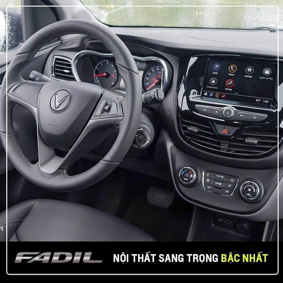 Nội thất VinFast Fadil 2022 với màn hình cảm ứng