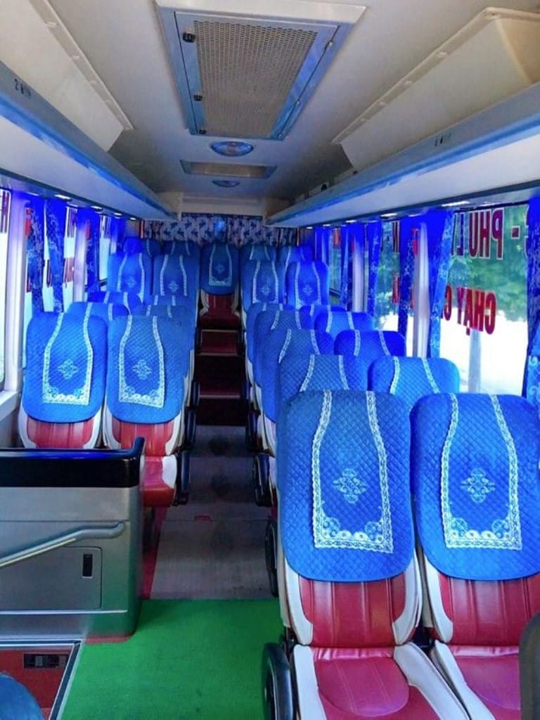 Nội thất xe khách Hải Phòng Nam Định Kết Đoàn