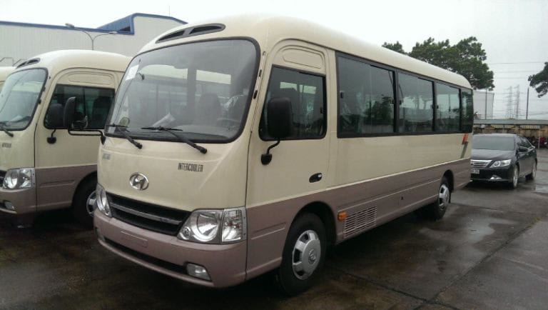 Nội thất xe Khoa Hồng trên tuyến Yên Bái Lào Cai