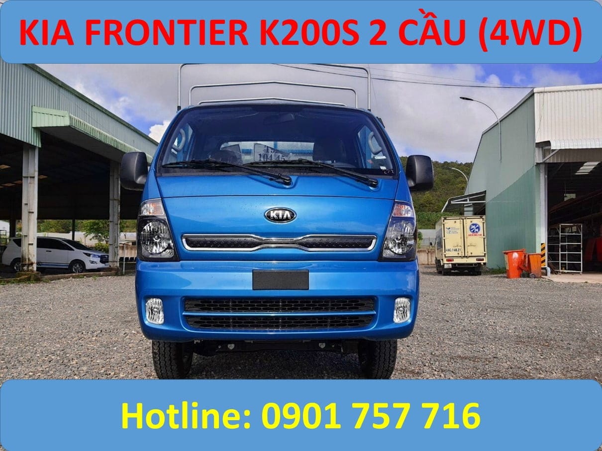 Nội thất xe tải 2 cầu KIA K200S thùng bạt