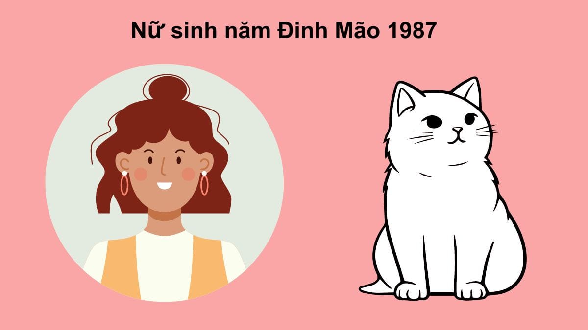 Nữ giới sinh năm 1987 tràn đầy năng lượng