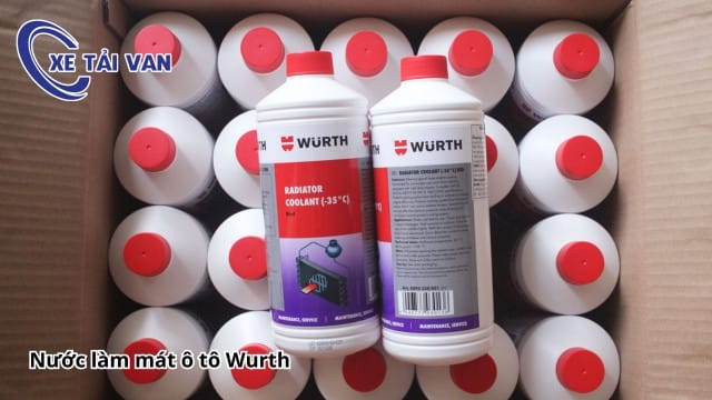 Nước làm mát Wurth không chứa silicat, bảo vệ động cơ