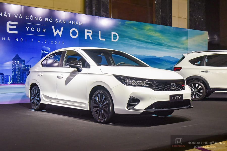 Ô tô Honda City màu trắng ngà 2025
