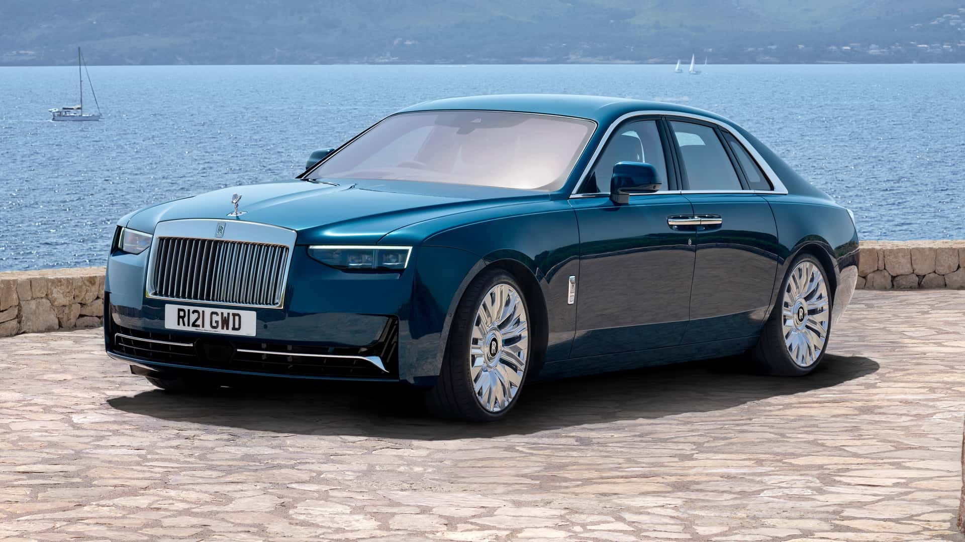 Ốp gỗ Grey Stained Ash sang trọng trên Rolls-Royce Ghost