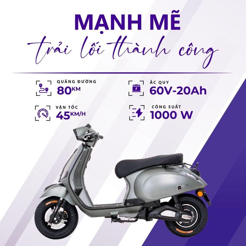 OSAKAR Nispa Vera, một lựa chọn xe điện cho học sinh mang vẻ đẹp thanh lịch