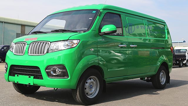 Phần thân xe và khoang chứa của xe van SRM X30