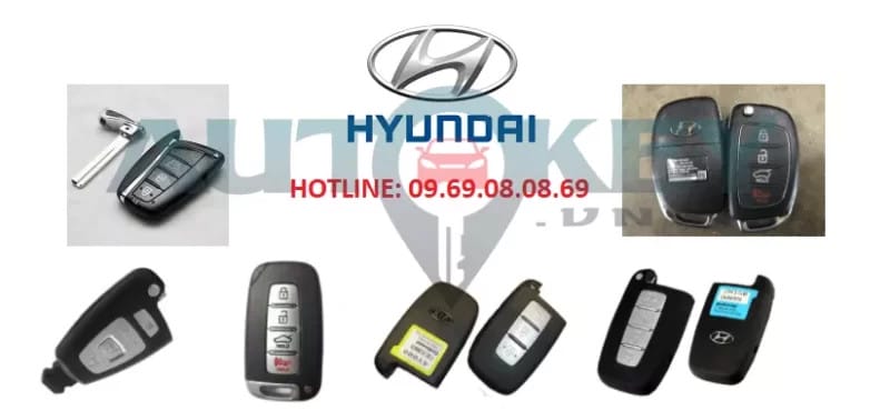 Quá trình làm chìa khóa ô tô Hyundai mới