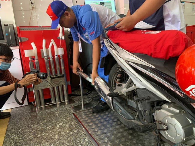Quy định kiểm định xe máy cũng được áp dụng để đảm bảo an toàn giao thông