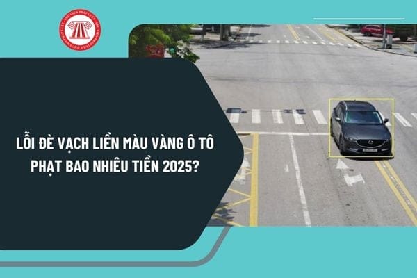 Quy định mức phạt khi xe ô tô đè vạch kẻ đường màu vàng gây tai nạn
