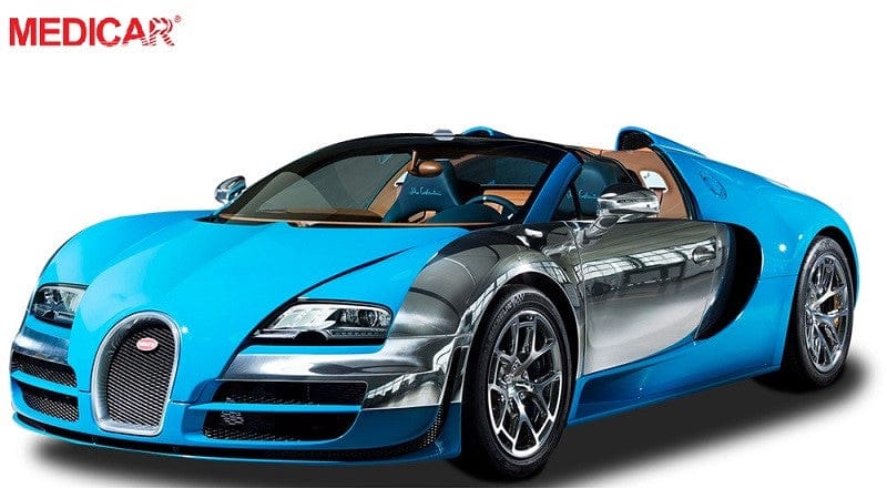 Siêu xe Bugatti nổi bật với thiết kế khí động học