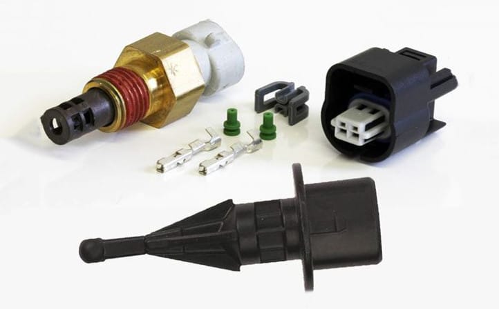 Sơ đồ nguyên lý hoạt động của cảm biến nhiệt độ nước trong hệ thống làm mát