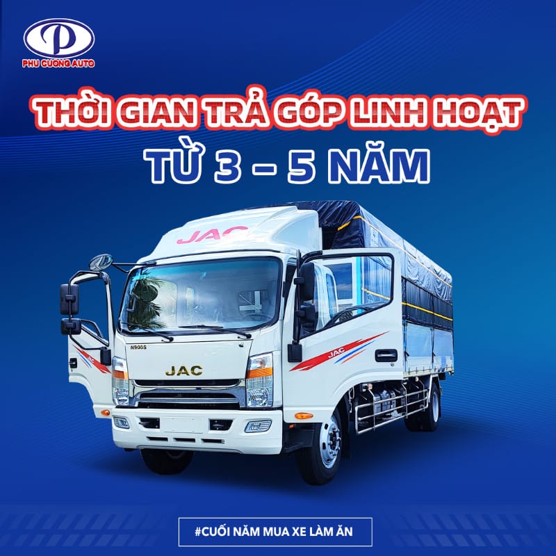 Sơ đồ thể hiện thời gian trả góp linh hoạt khi mua xe tải, hỗ trợ tài chính cho xe tải 1,5 tấn