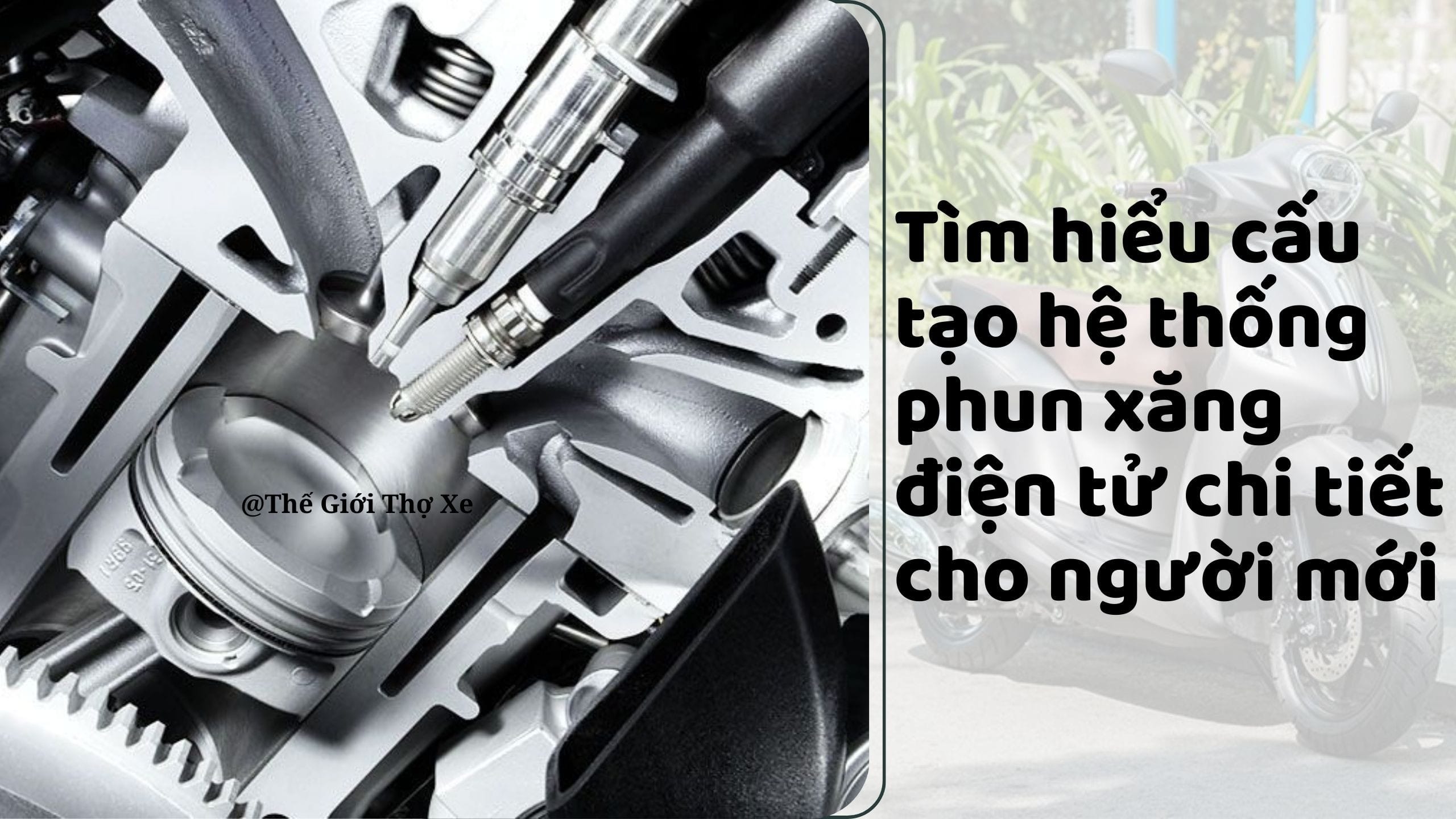 Sơ đồ tổng quan hệ thống phun xăng điện tử