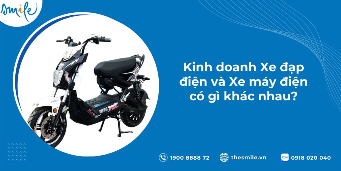 So sánh chi tiết về xe đạp điện và xe máy điện trong kinh doanh