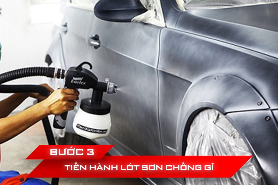Sơn lót chống gỉ cho xe ô tô