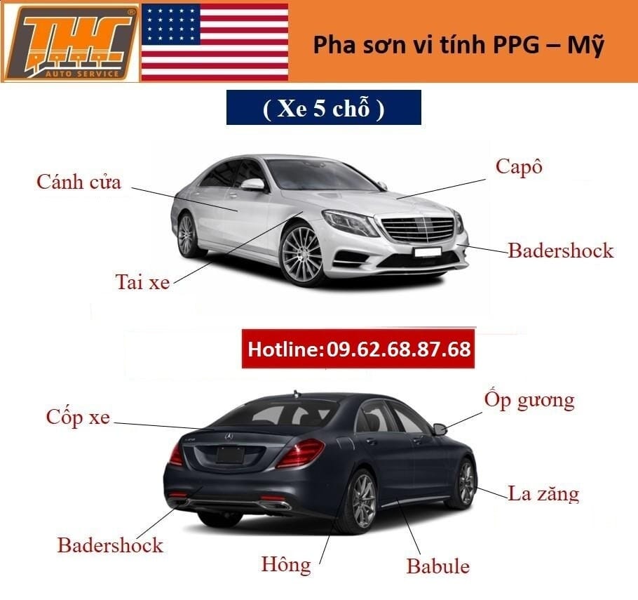 Sơn quây xe Sedan