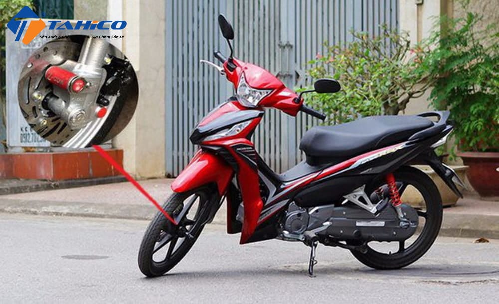 Sử dụng khóa phanh đĩa như một biện pháp bổ sung để tăng cường bảo vệ xe máy