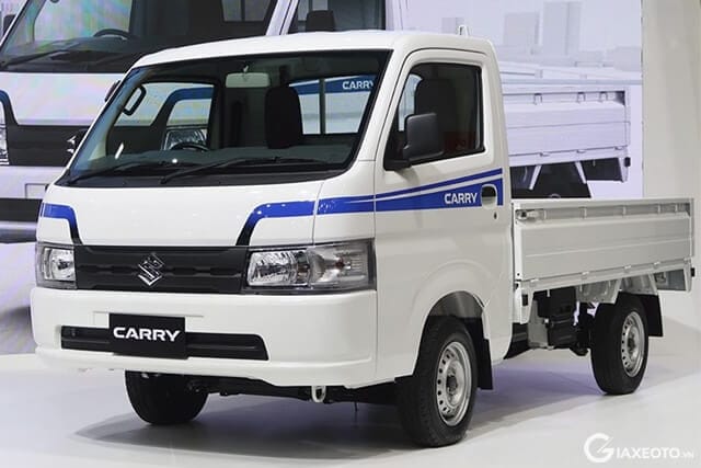Suzuki Super Carry Pro màu trắng, mẫu xe bán tải chuyên nghiệp, cập nhật giá xe Suzuki Carry Pro.