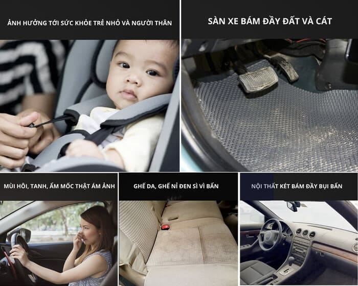 Tác hại nếu không vệ sinh nội thất định kỳ