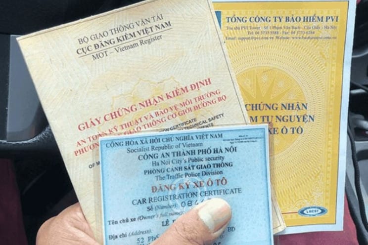 Tài liệu và giấy tờ cần thiết cho thủ tục đăng kiểm ô tô