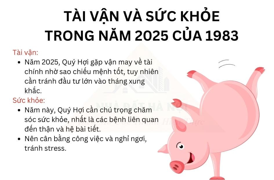 Tài vận và sức khỏe của người tuổi Quý Hợi 1983