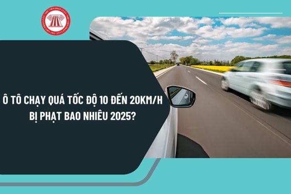 Tài xế ô tô cần chú ý kiểm soát tốc độ khi tham gia giao thông để tránh lỗi ô tô chạy quá tốc độ 10-20km/h