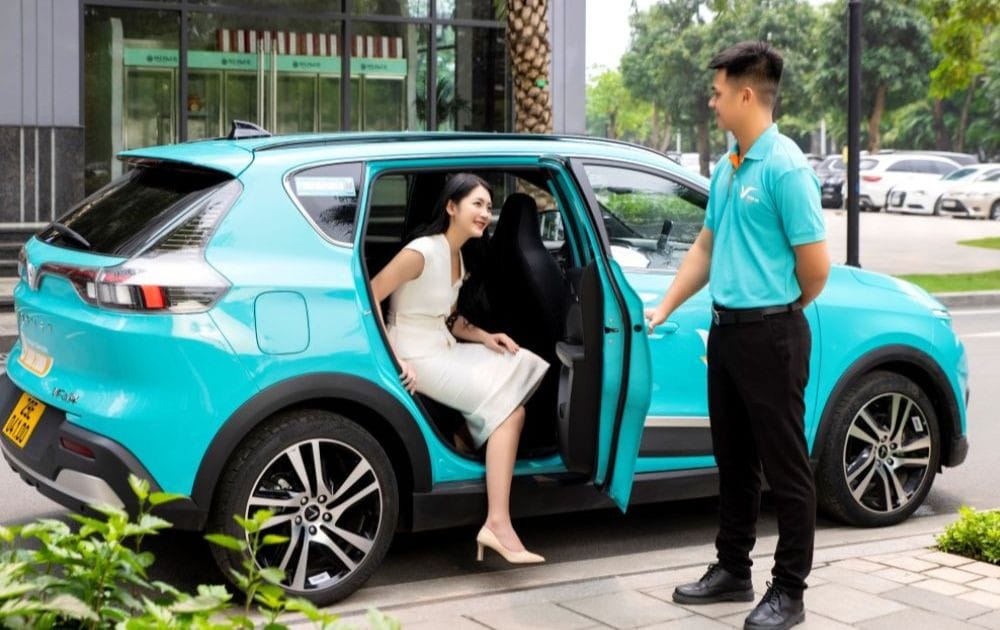Tài xế Taxi Xanh VinFast SM đóng góp vào tương lai giao thông xanh