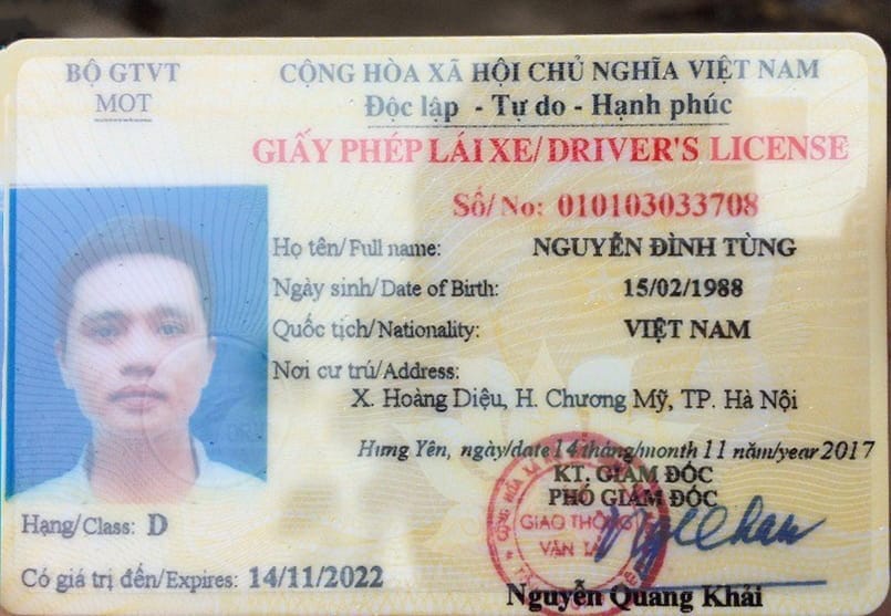 Tài xế xe khách hạng D