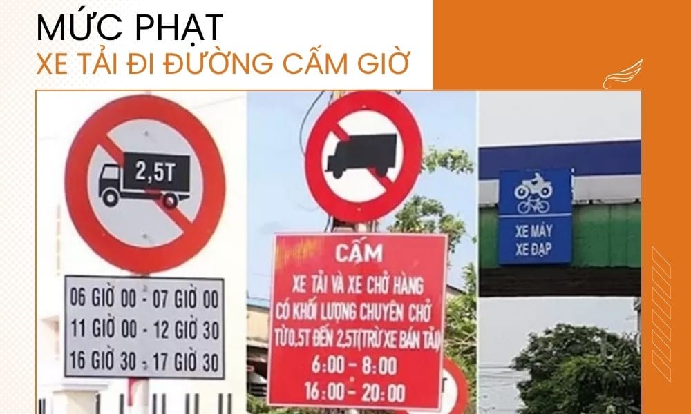 Tài xế xe tải xem xét bản đồ đường đi để tránh lỗi đi vào đường cấm giờ xe tải