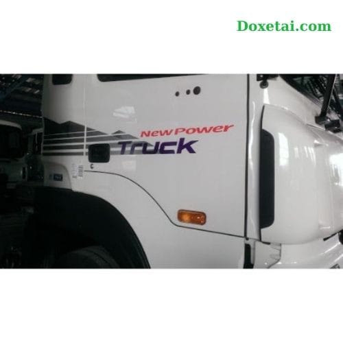 Tem cabin New power Truck - mẫu tem xe tải đẹp thể thao