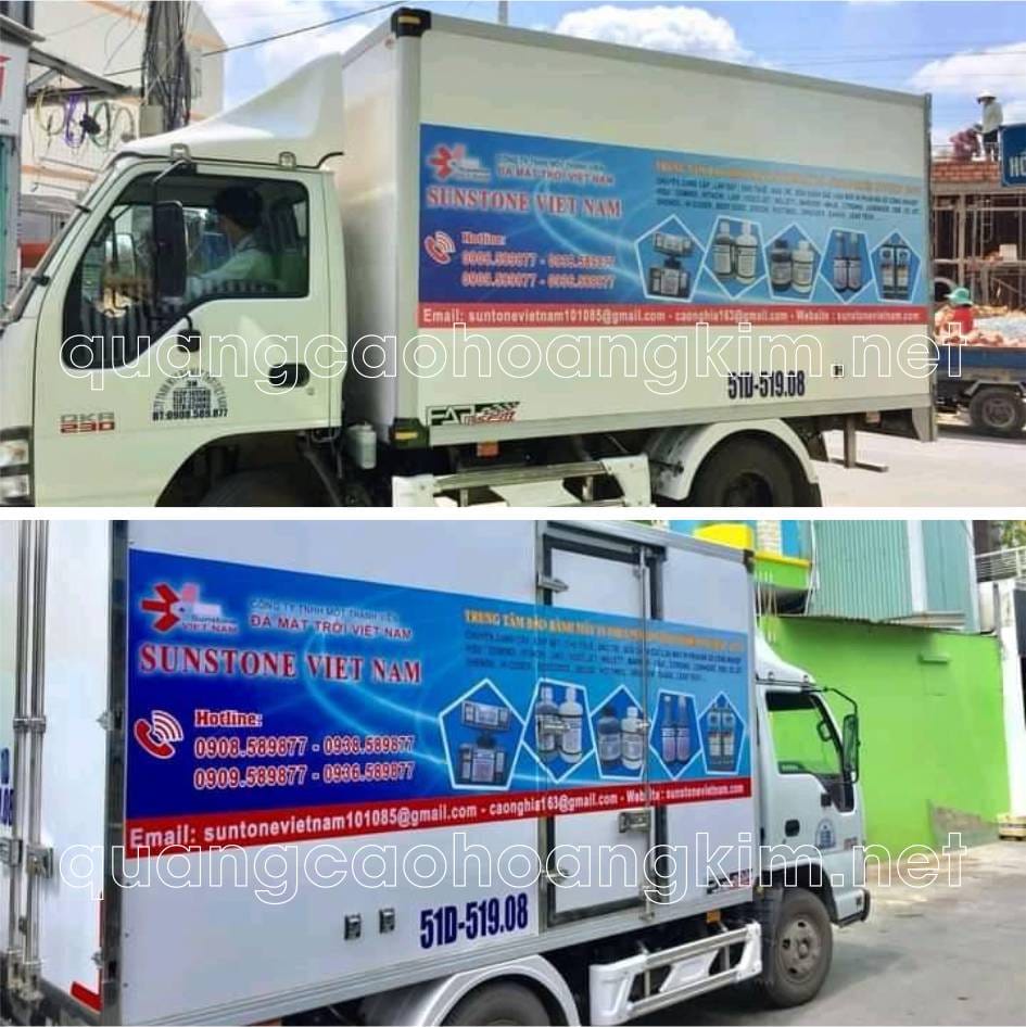 tem dán thùng xe tải 18 - Tem dán thùng xe tải cho công ty logistics