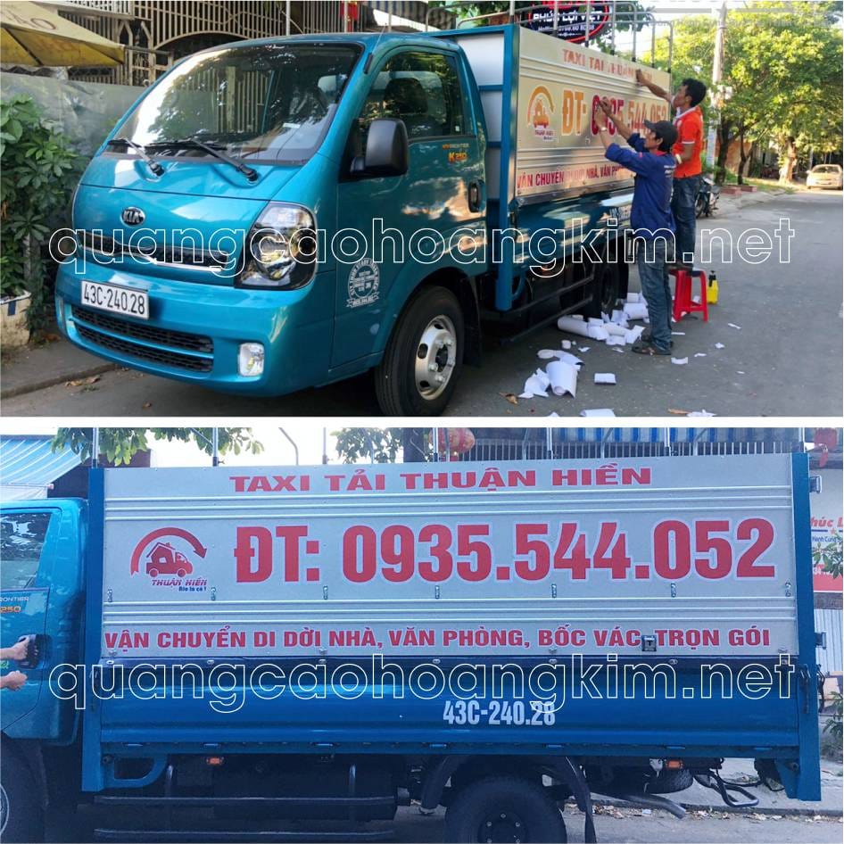 tem dán thùng xe tải 7 - Tem dán thùng xe tải cho xe tải van