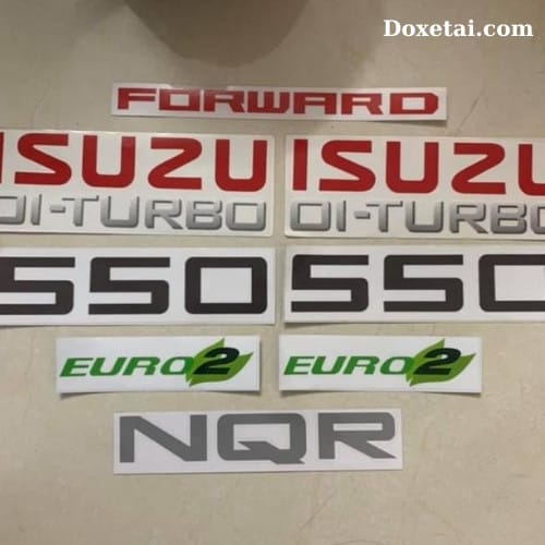 Tem xe tải Isuzu thương hiệu - mẫu tem xe tải đẹp thương hiệu