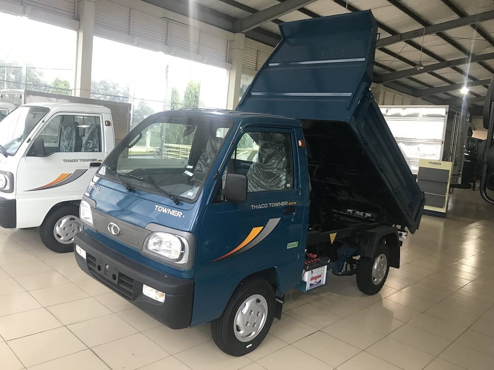 Thaco Towner 800 phiên bản xe ben tự đổ, phù hợp công trình nhỏ