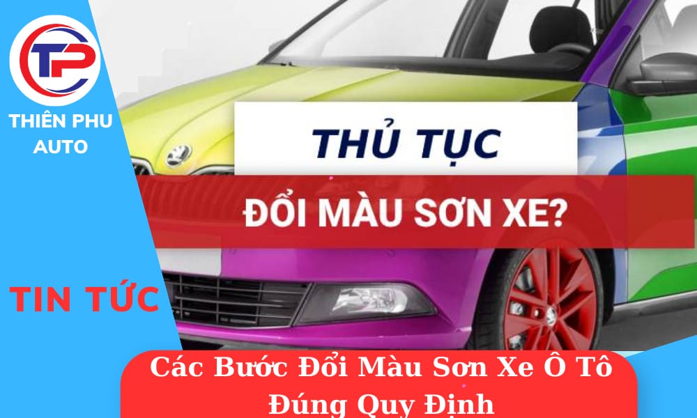 Thay đổi màu sơn xe để có cà vẹt xe mới